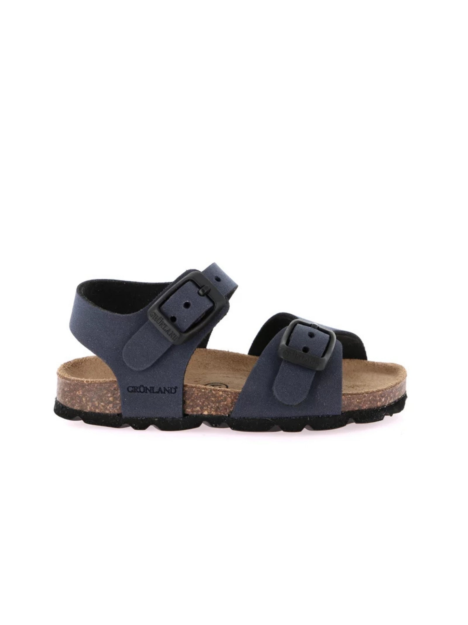 SANDALI DOPPIA FIBBIA BAMBINO BLU GRUNLAND