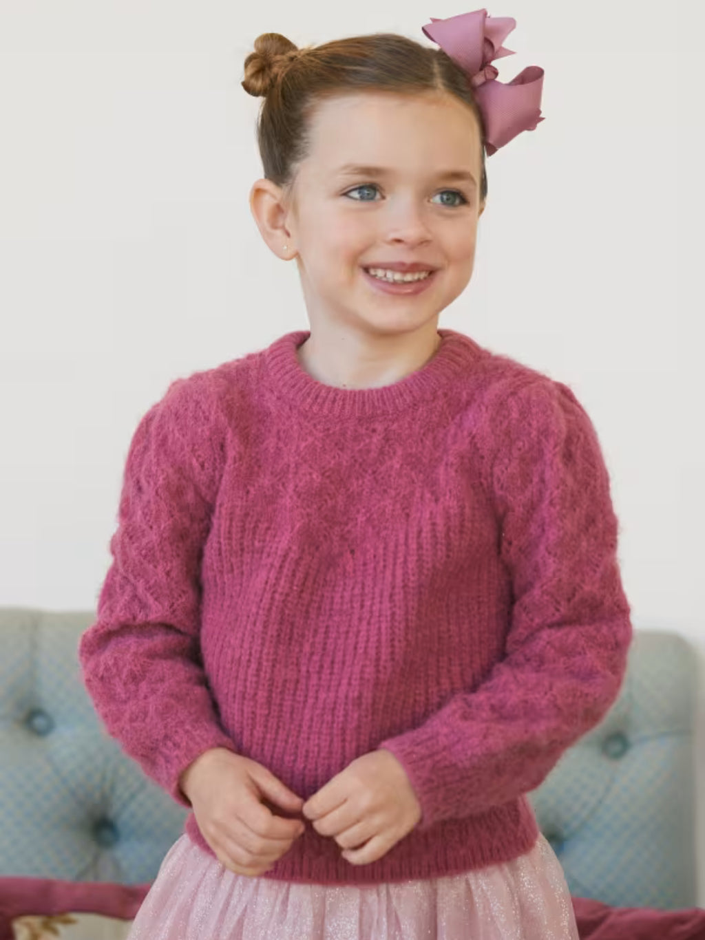 MAGLIONCINO LAMPONE ABEL & LULA BAMBINA