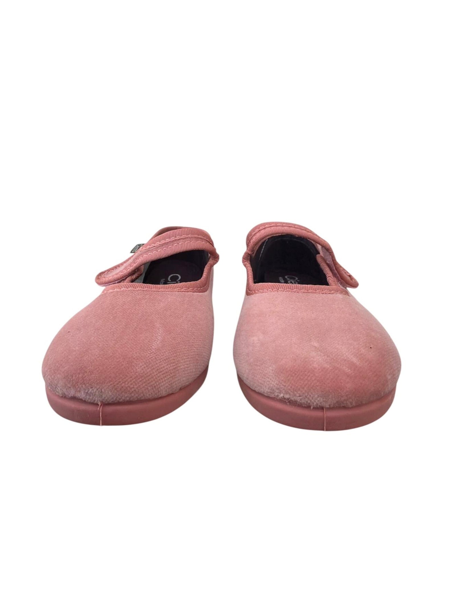BALLERINE CIENTA VELLUTO ROSA