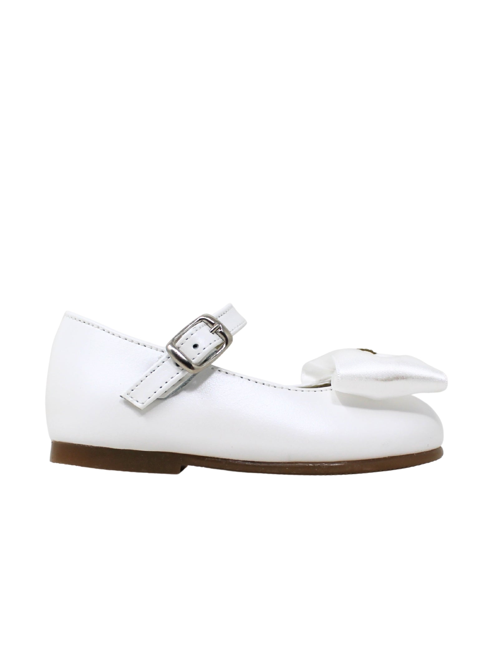 BALLERINE FIOCCO RASO BIANCO PANYNO