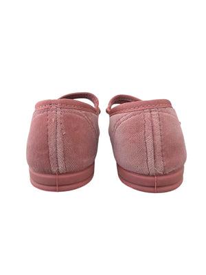 BALLERINE CIENTA VELLUTO ROSA