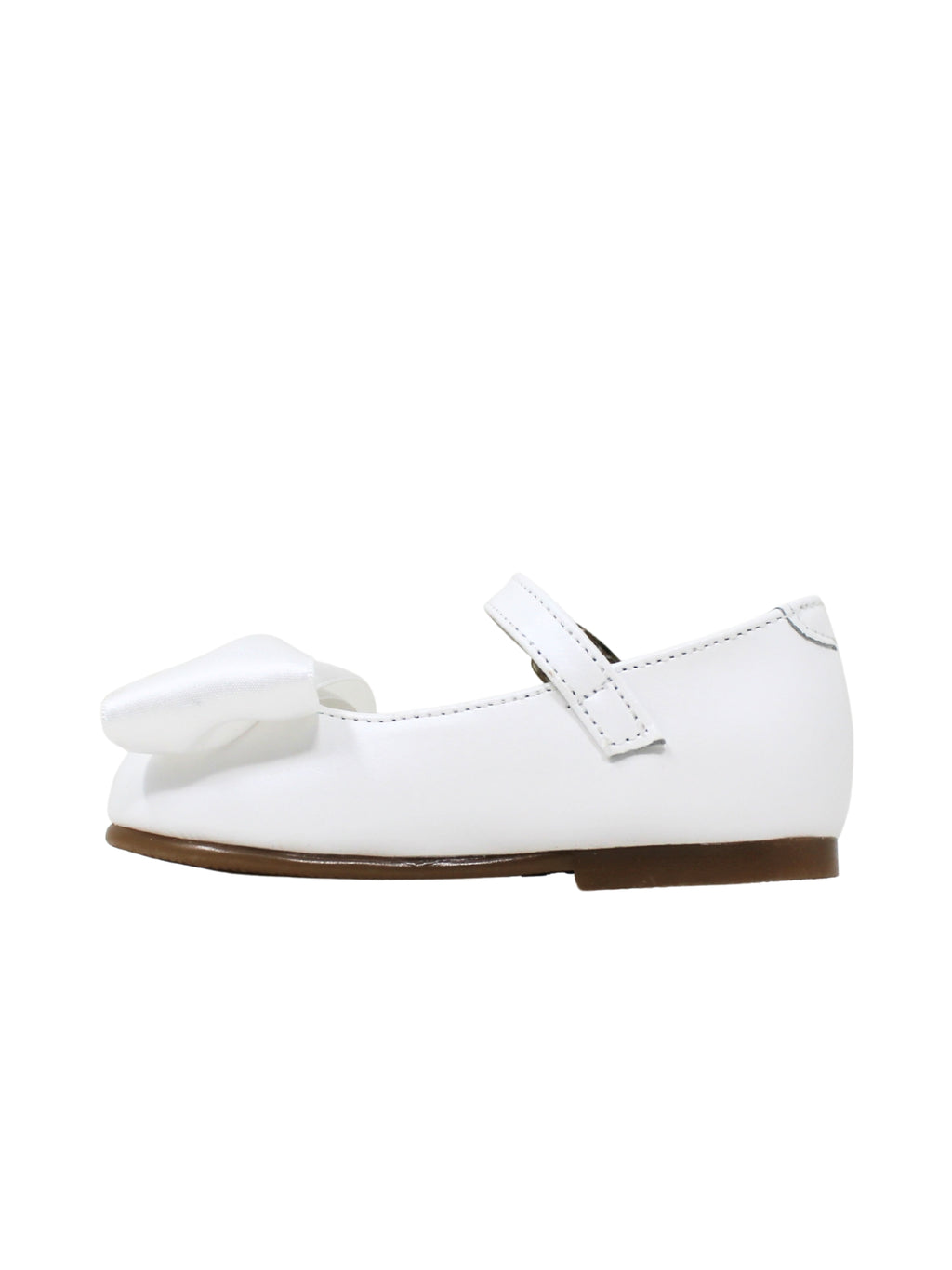 BALLERINE FIOCCO RASO BIANCO PANYNO