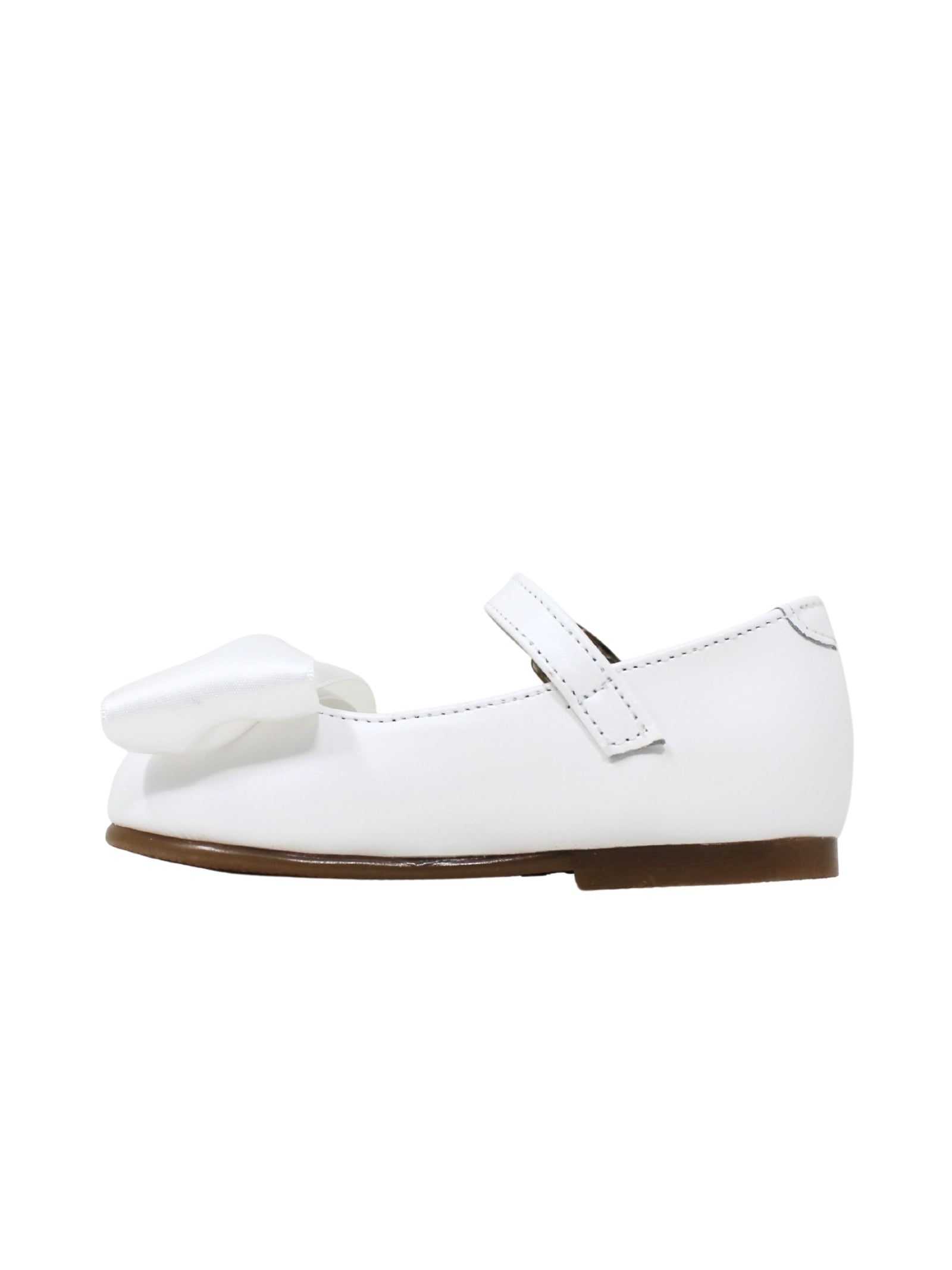 BALLERINE FIOCCO RASO BIANCO PANYNO