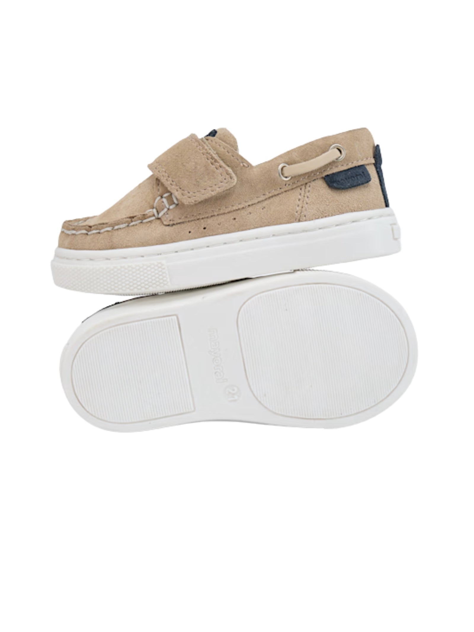 MOCASSINI BAMBINO NAUTICO SCAMOCIATO BEIGE MAYORAL