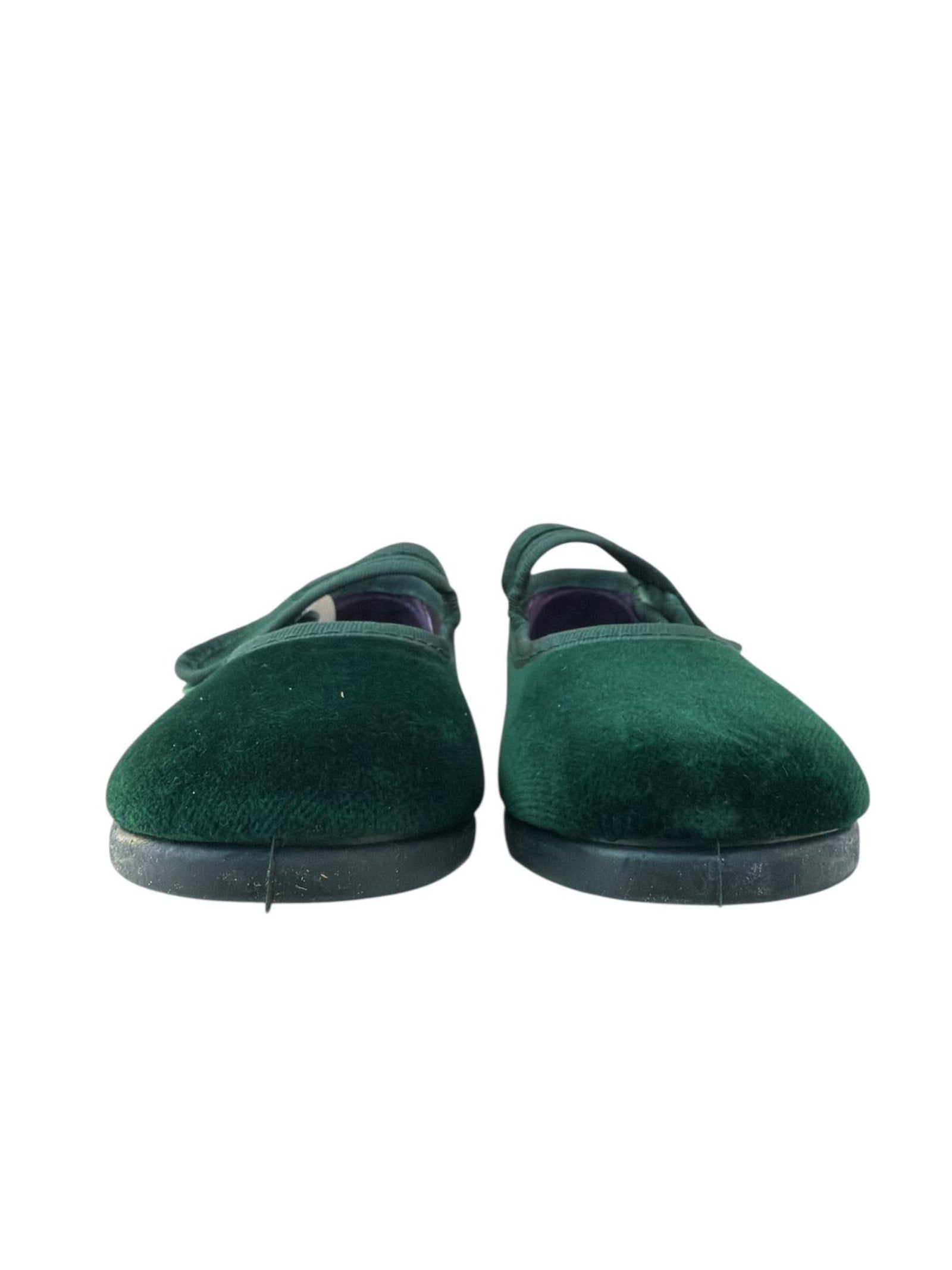 BALLERINE CIENTA VELLUTO VERDE