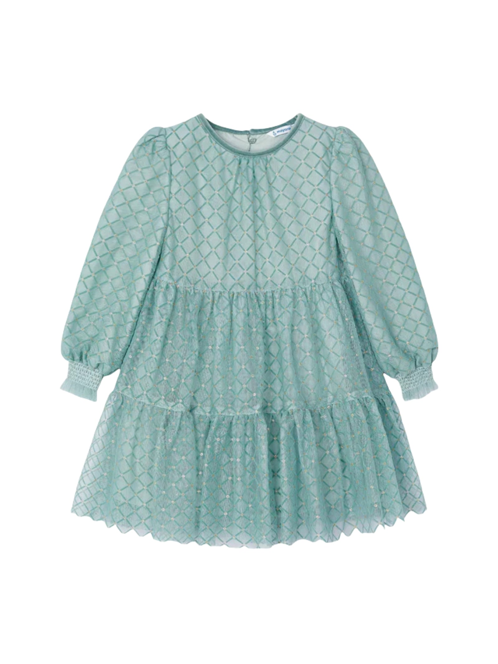 ABITO MAYORAL VERDE TULLE BAMBINA