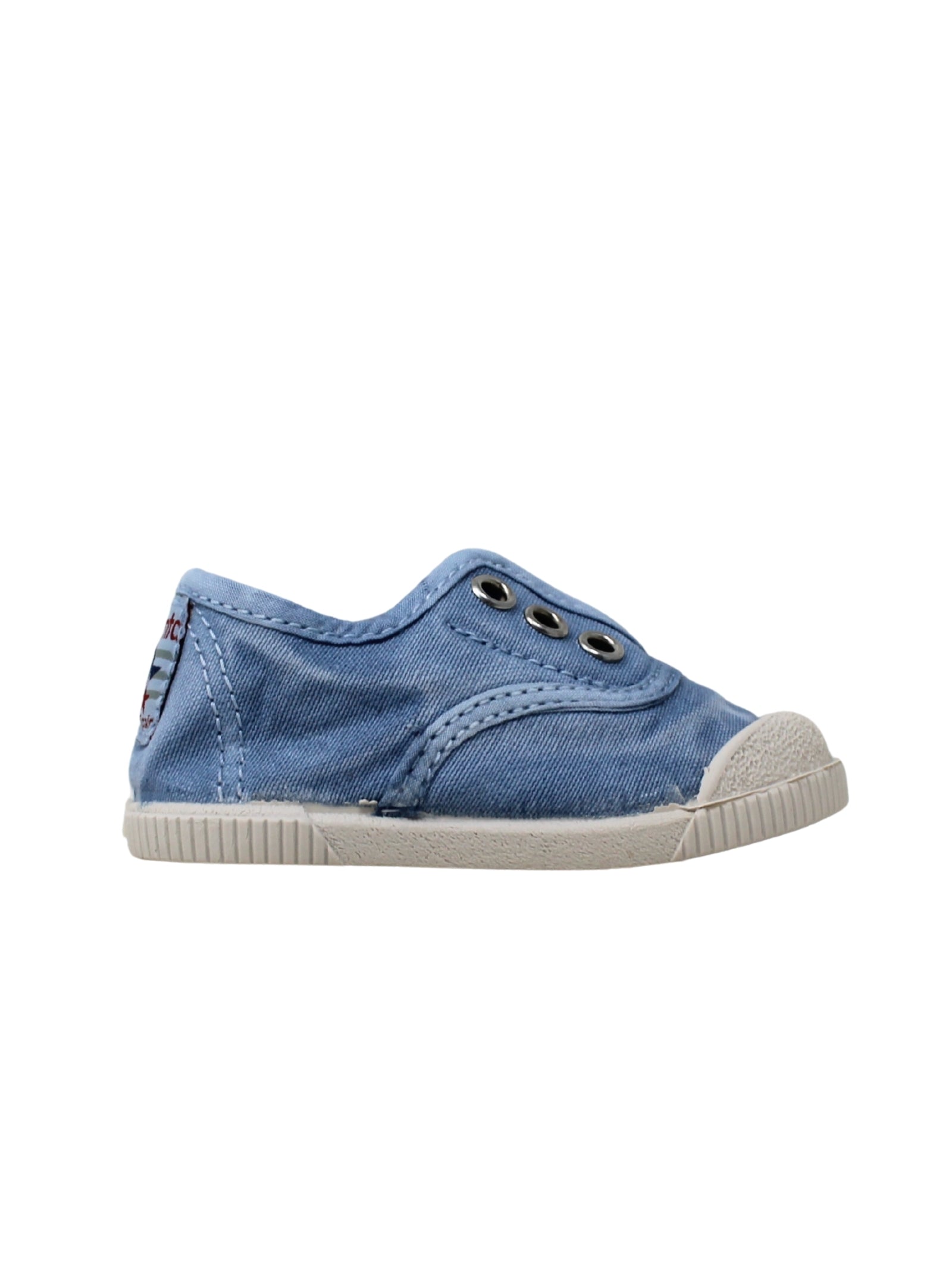 SCARPE CIENTA TELA SLIP ON BAREFOOT AZZURRO