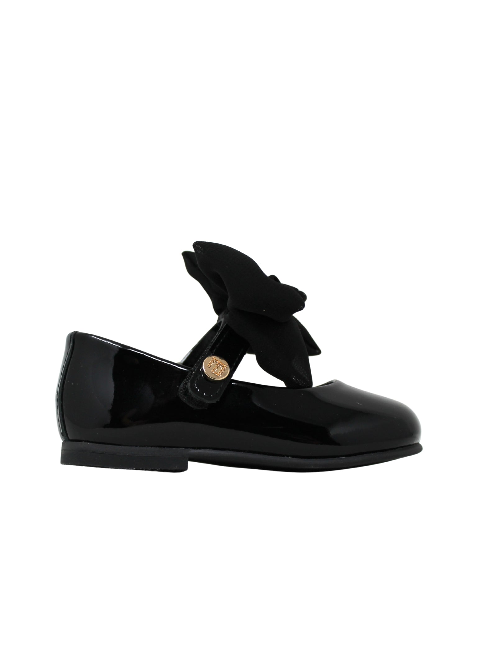 BALLERINE VERNICE NERO FIOCCO ANDANINES