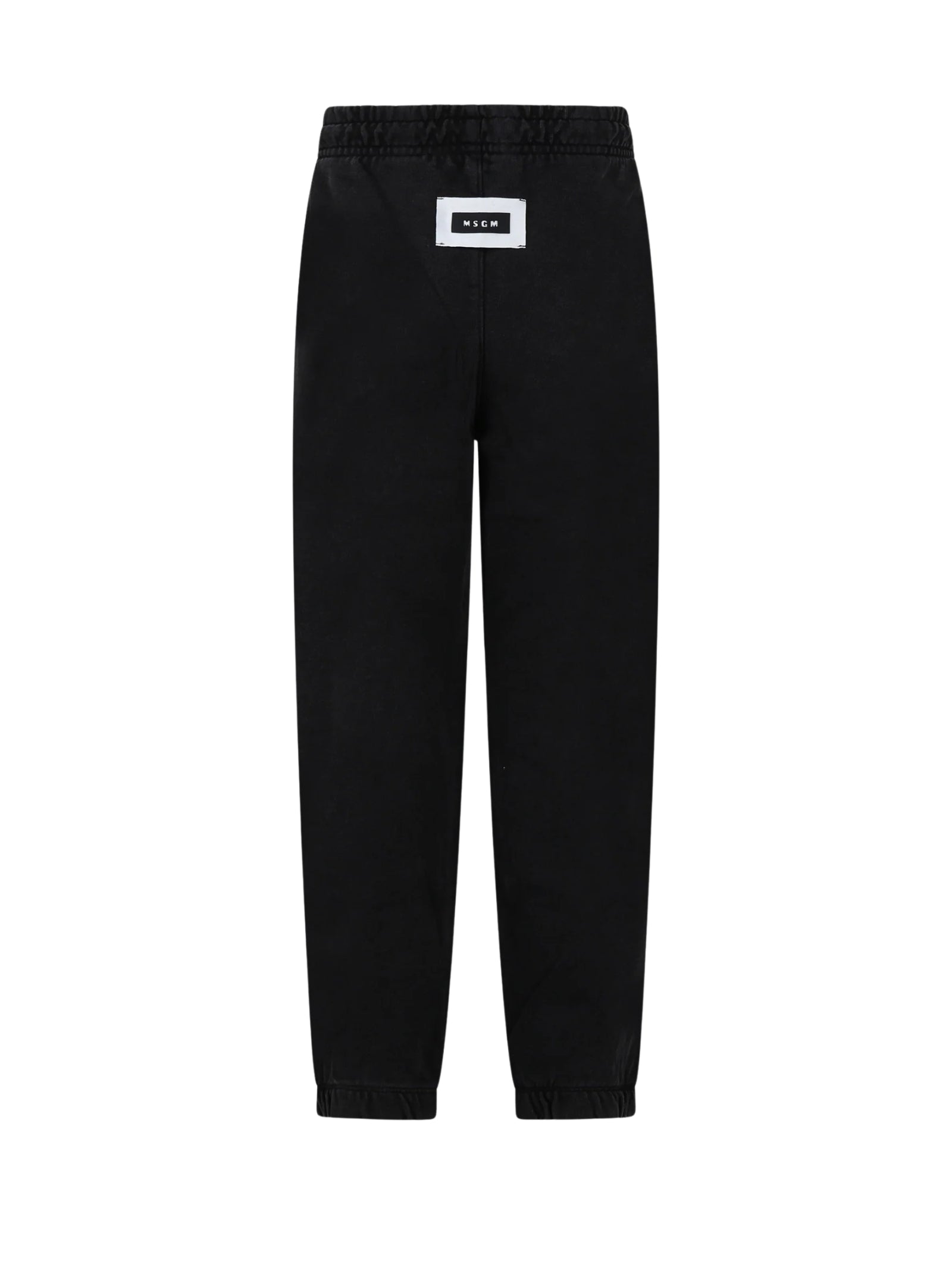PANTALONE TUTA MSGM BAMBINO NERO