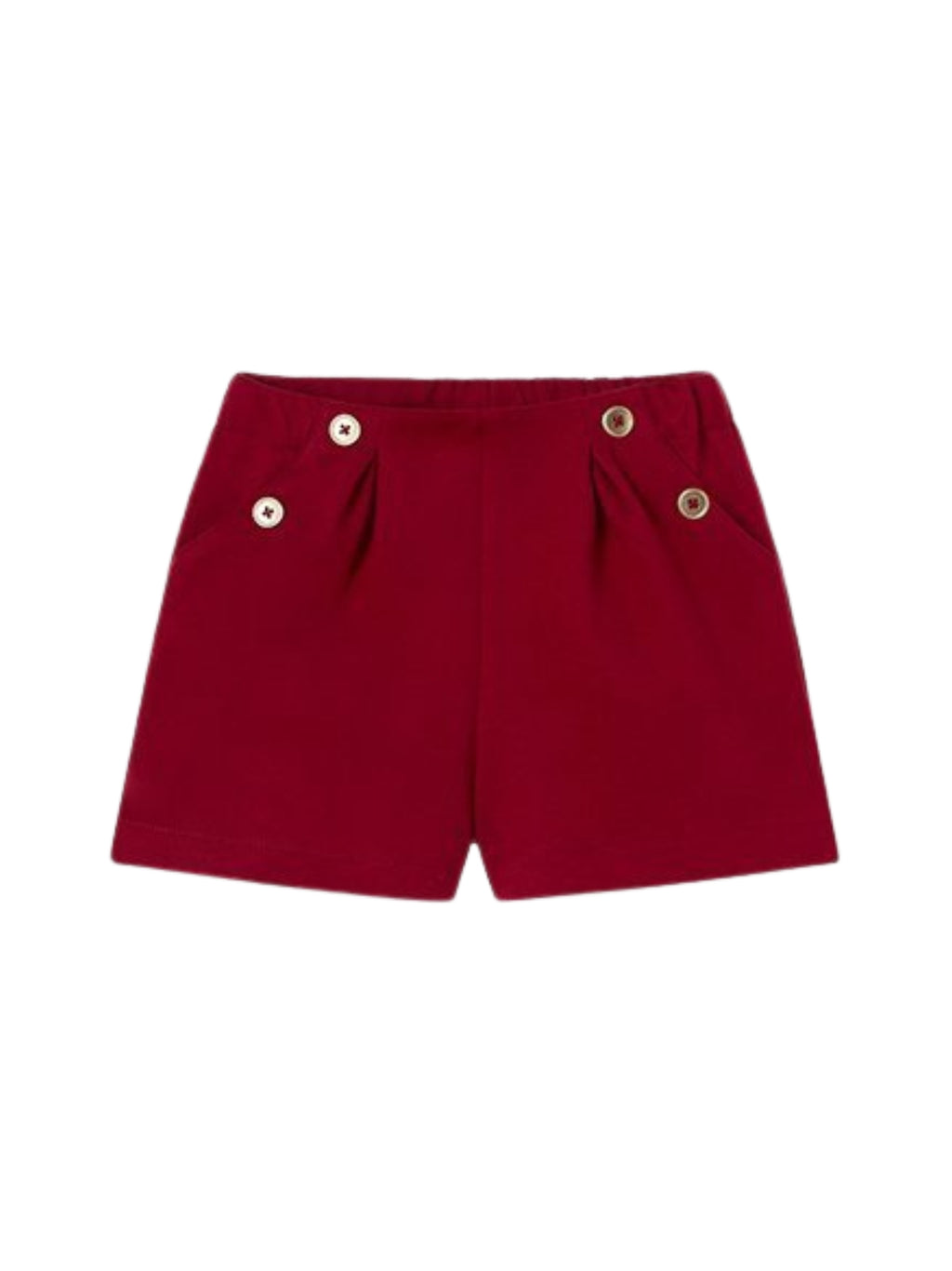 SHORTS MAYORAL VELLUTO ROSSO BAMBINA
