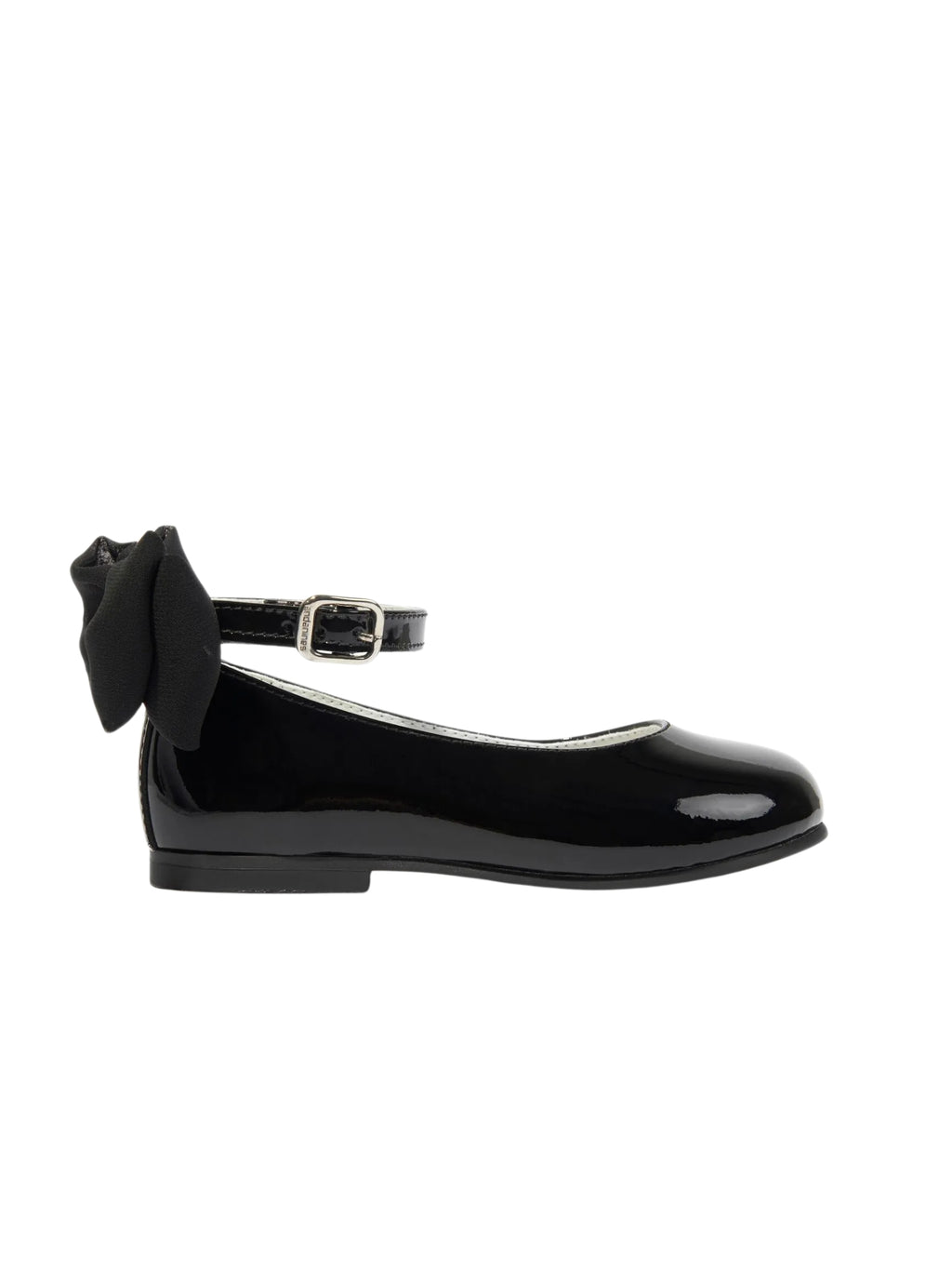 BALLERINE VERNICE NERO CON FIOCCO ANDANINES