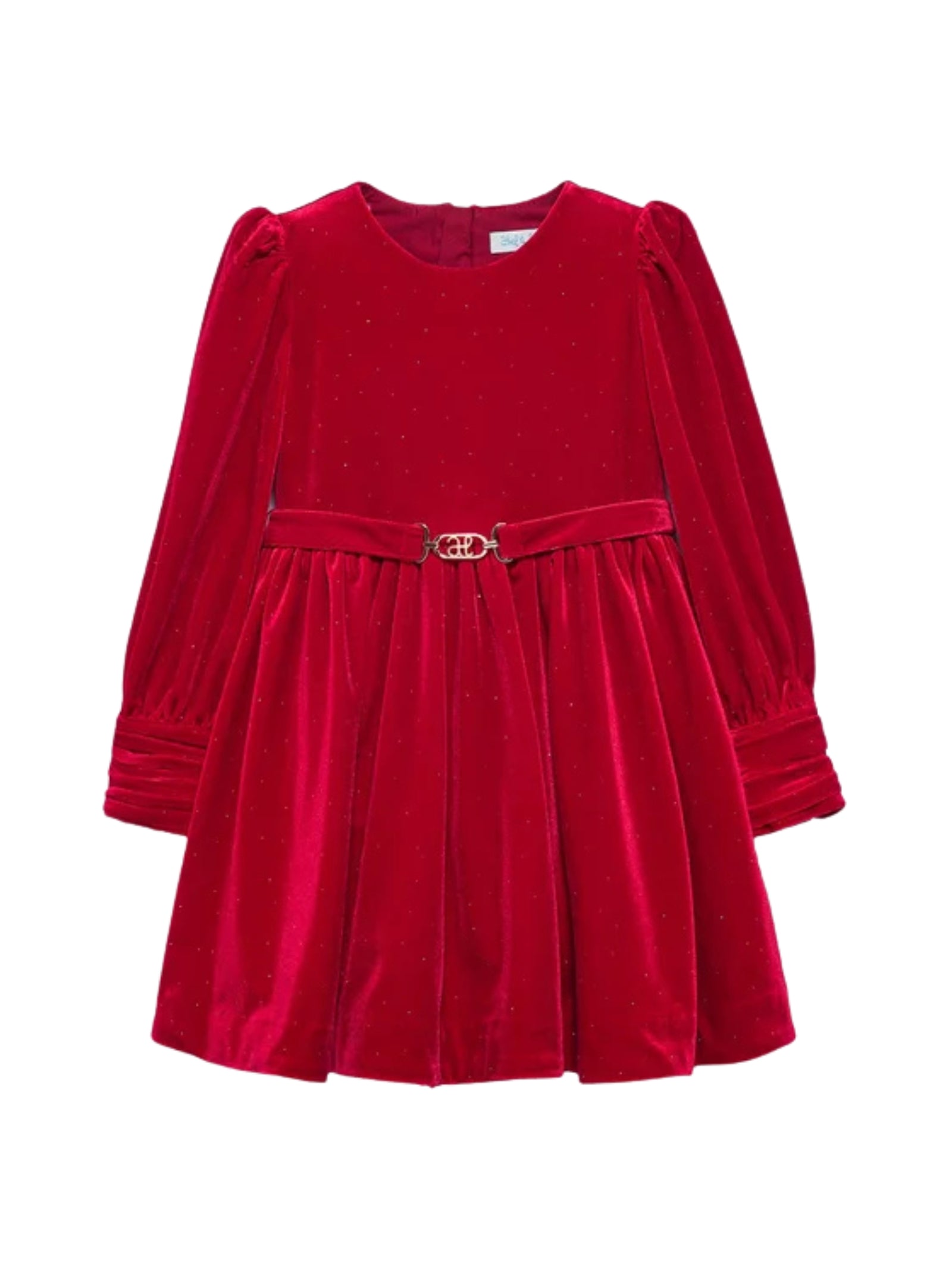 ABITO VELLUTO ROSSO ABEL & LULA