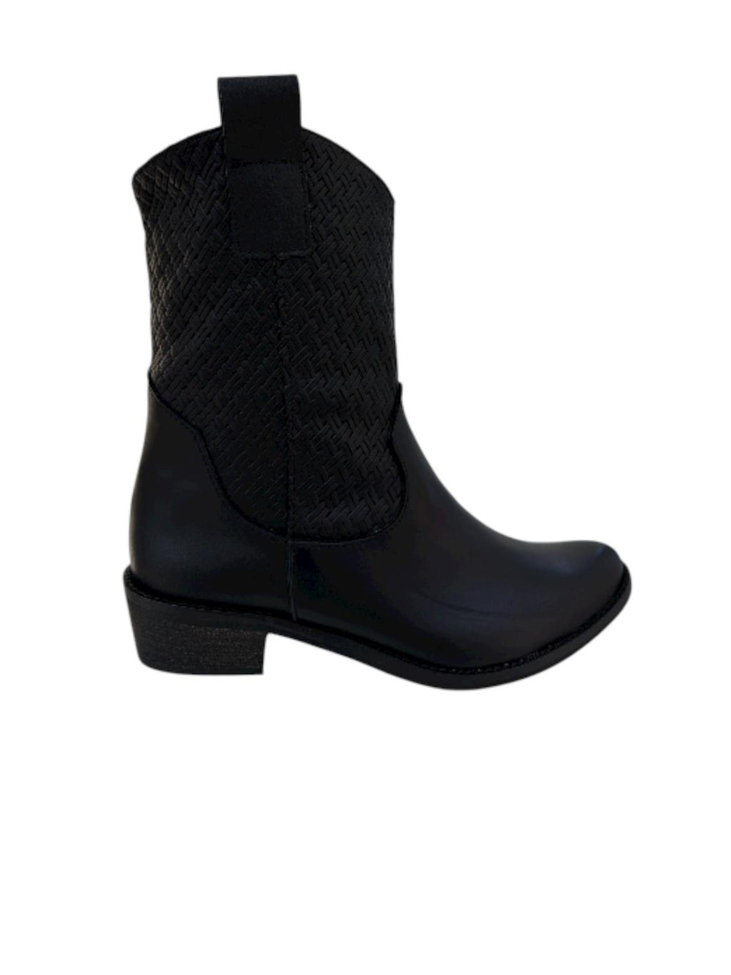 CAMPEROS NERO BAMBINA IN PELLE