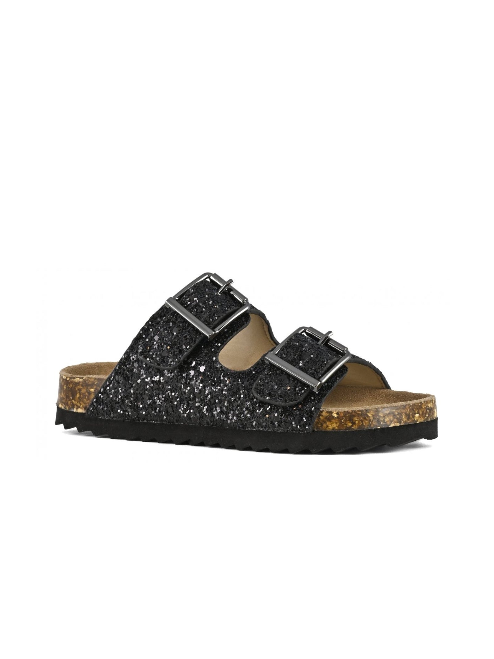 SANDALI COLORS OF CALIFORNIA GLITTER NERO BAMBINA