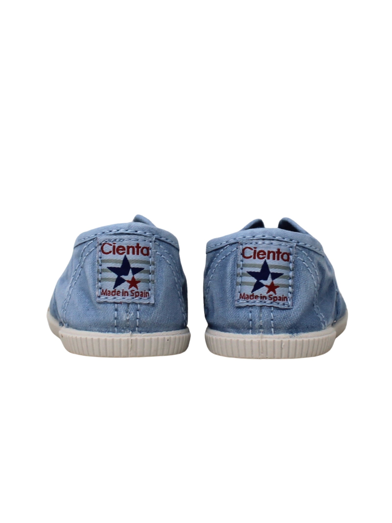 SCARPE CIENTA TELA SLIP ON BAREFOOT AZZURRO