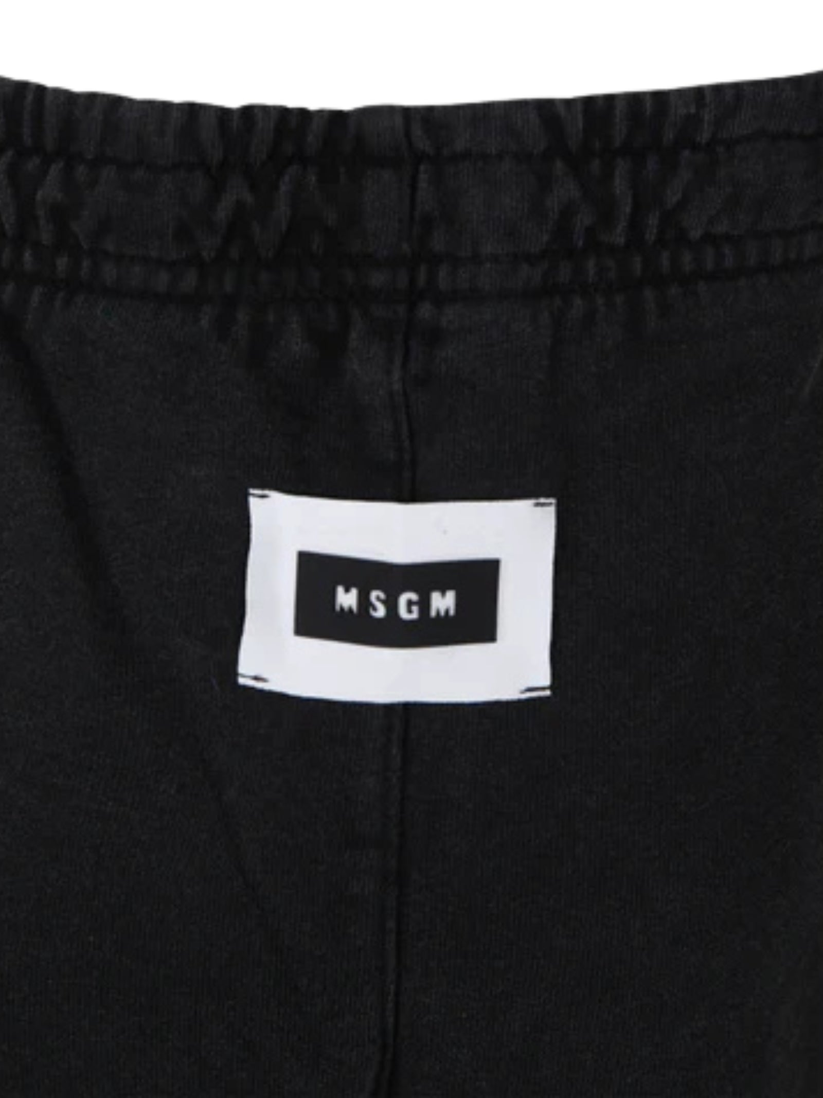 PANTALONE TUTA MSGM BAMBINO NERO