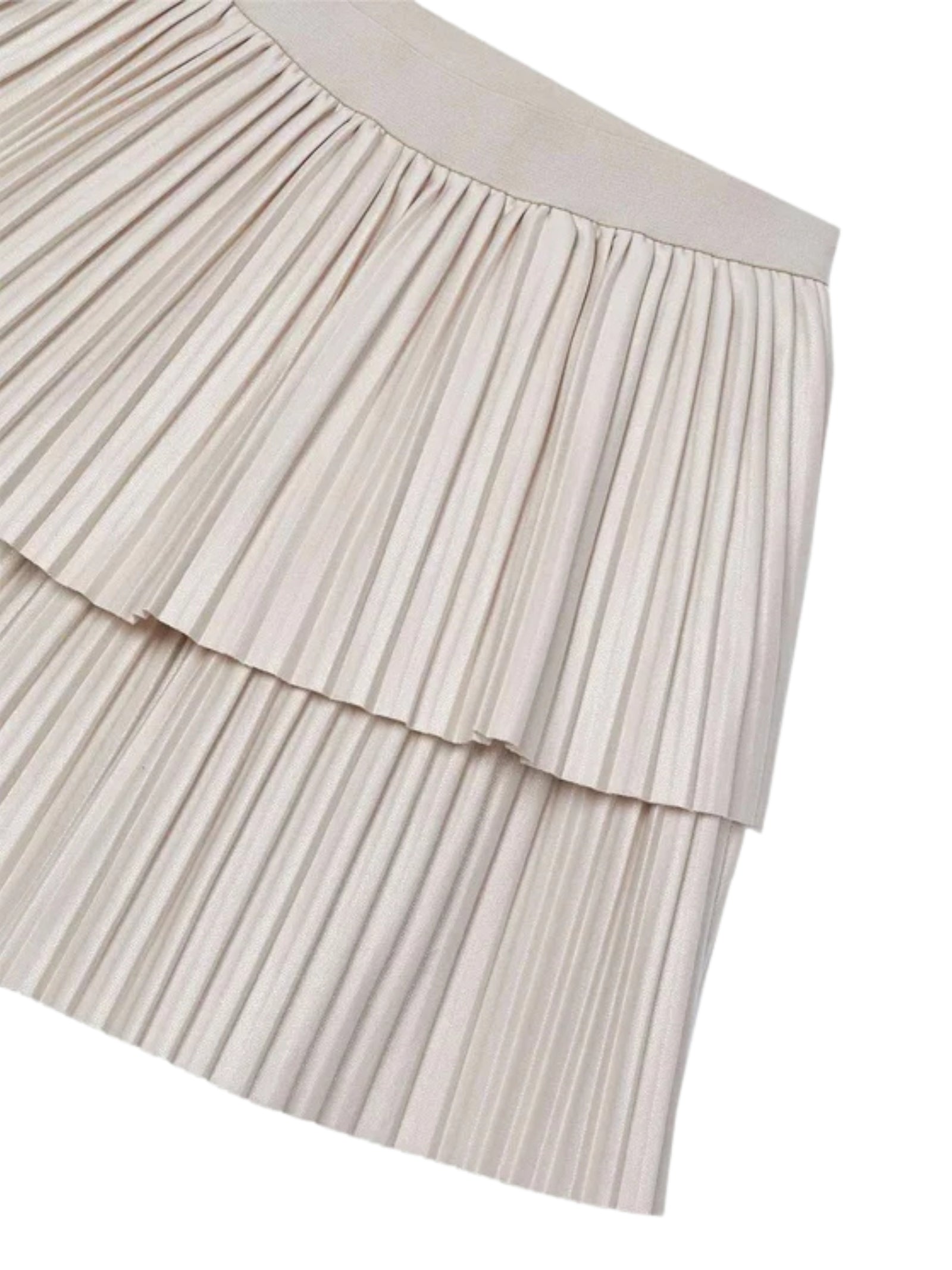 GONNA PLISSETTATA MAYORAL BEIGE BAMBINA