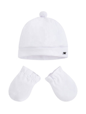 CAPPELLO E MANOPOLE NEONATO MAYORAL BIANCO