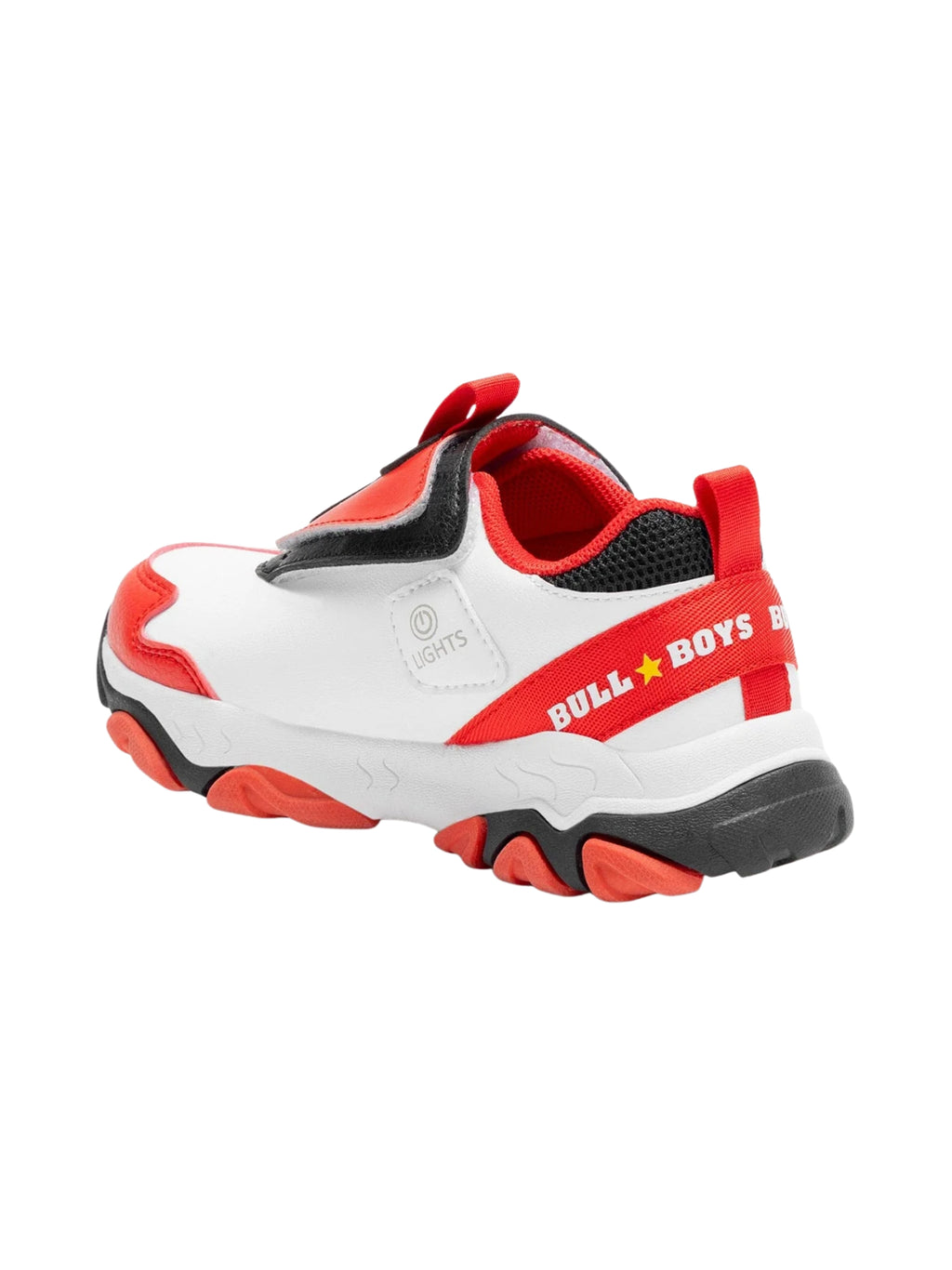 SCARPE BULL BOYS T-REX BIANCO ROSSO