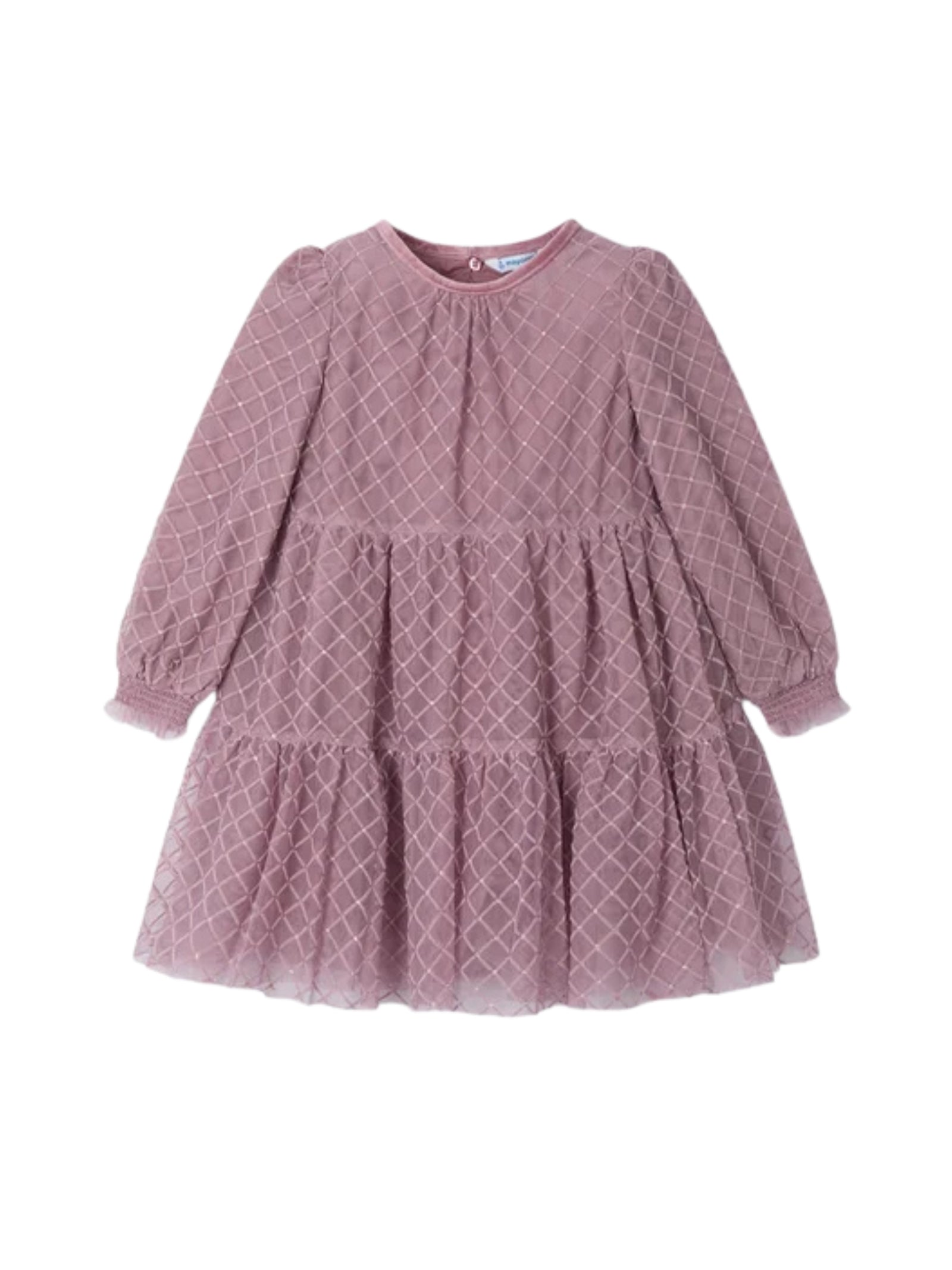 ABITO MAYORAL ROSA IN TULLE BAMBINA