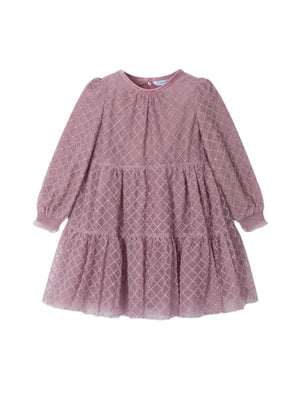 ABITO MAYORAL ROSA IN TULLE BAMBINA