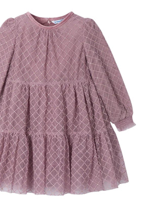 ABITO MAYORAL ROSA IN TULLE BAMBINA