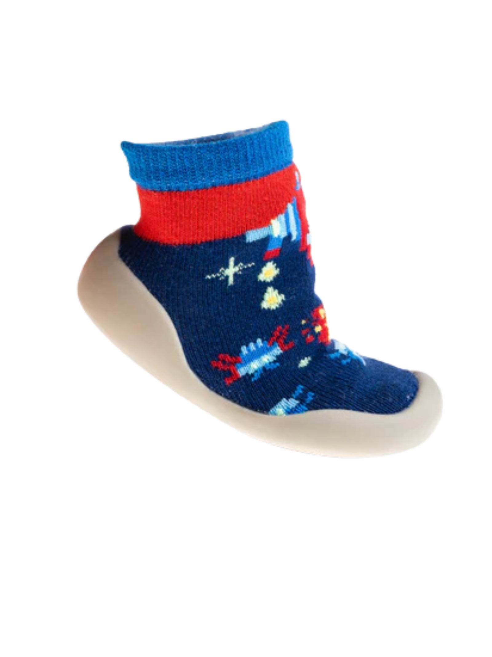 SCARPA CALZINO BAMBINO PABLOSKY BLU ROSSO