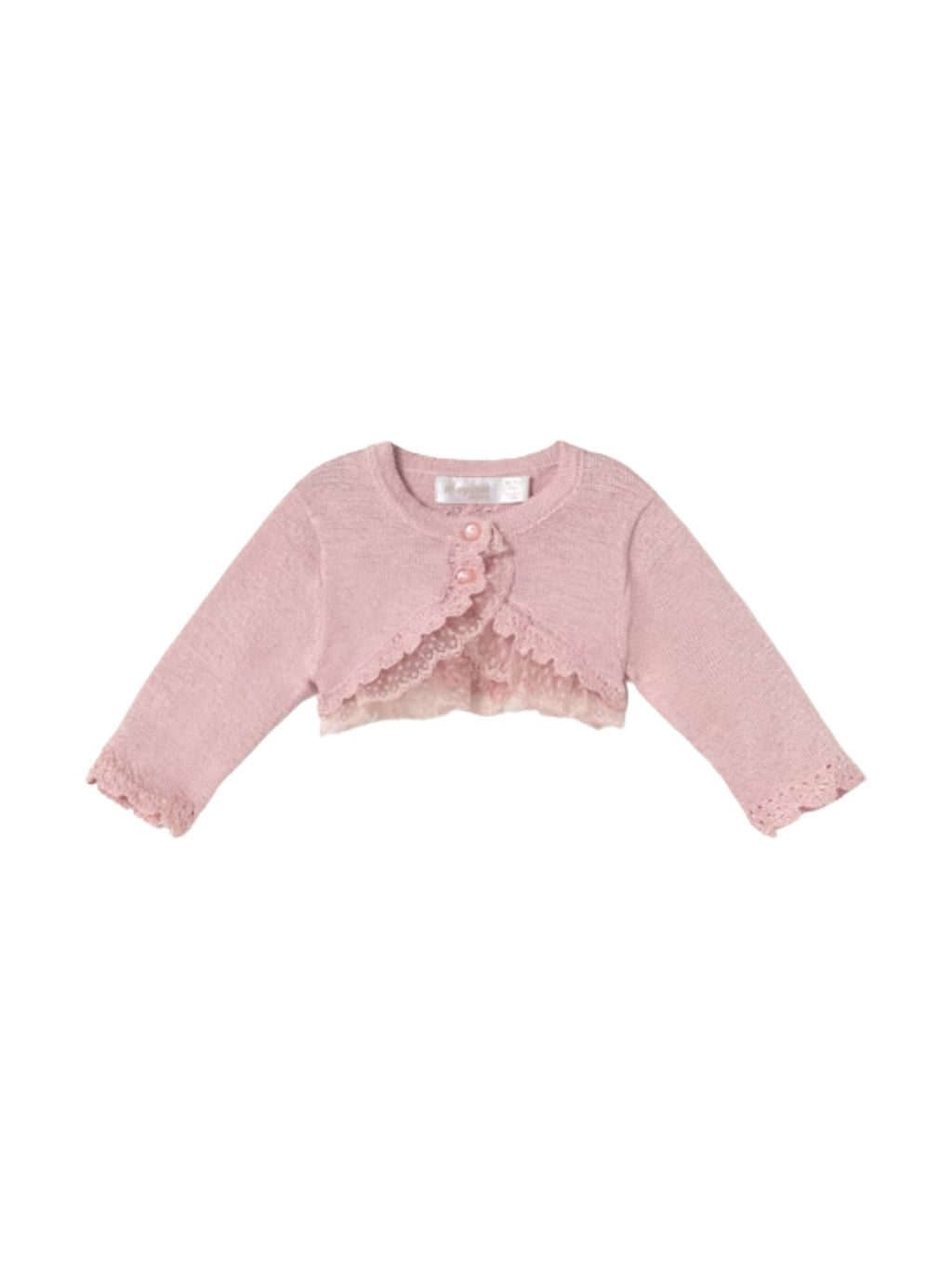 CARDIGAN BAMBINA ROSA