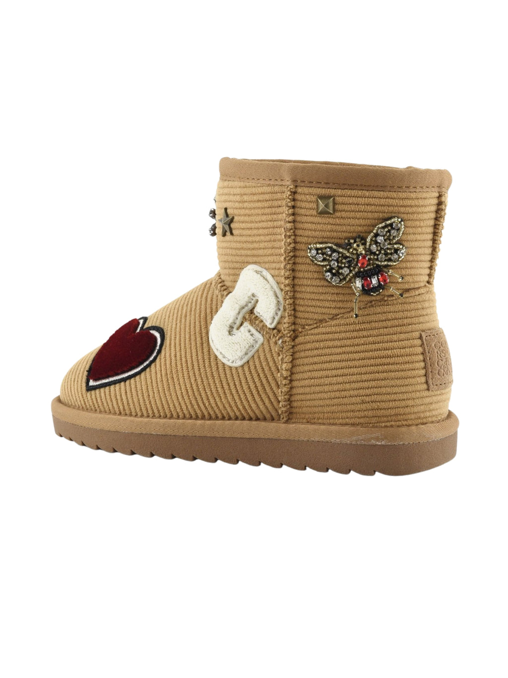 STIVALE IN VELLUTO A COSTE COLORS OF CALIFORNIA BEIGE