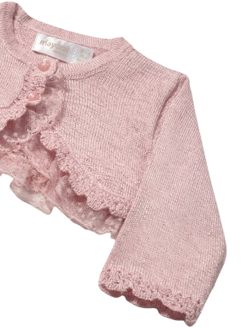 CARDIGAN BAMBINA ROSA