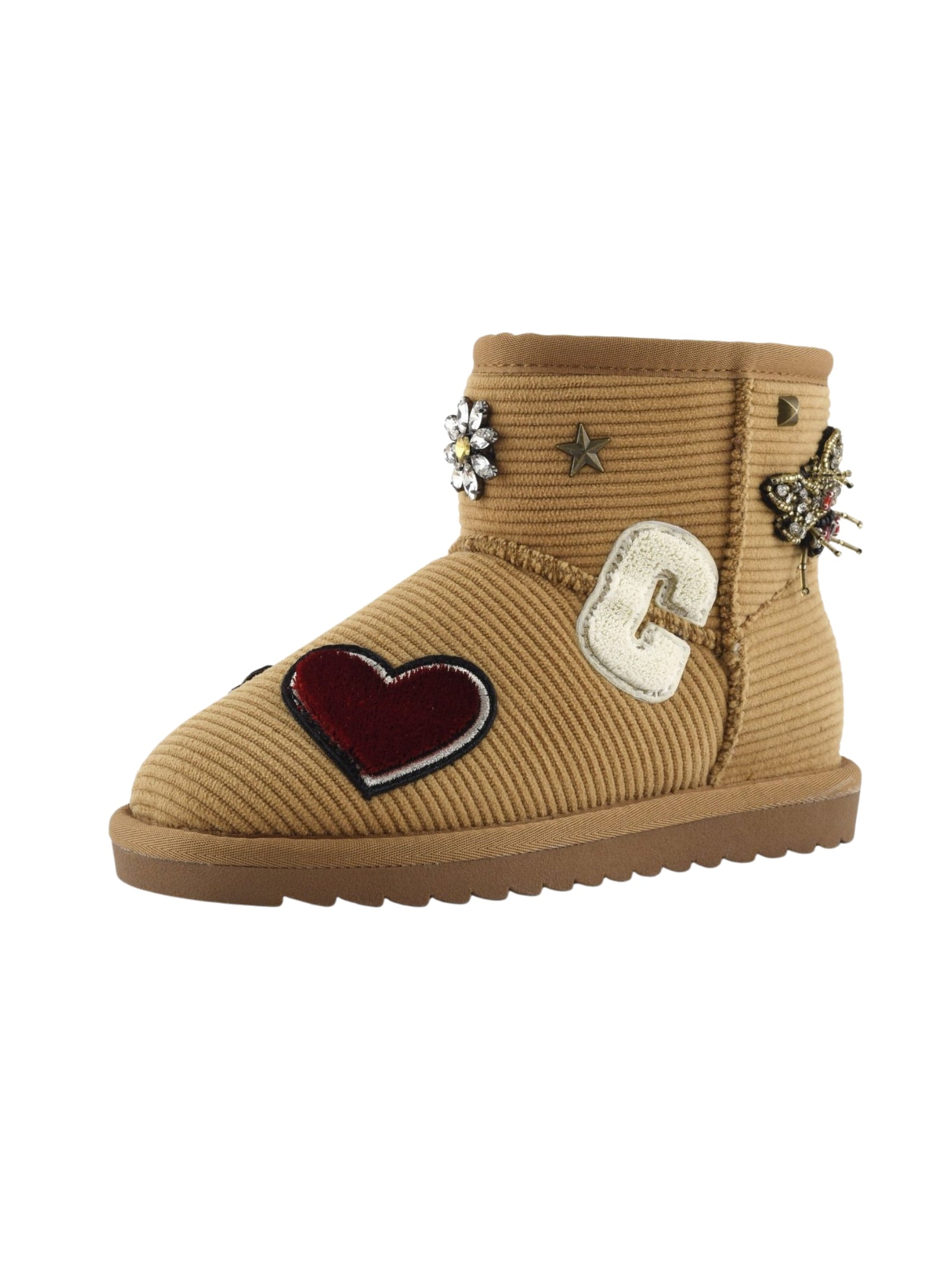 STIVALE IN VELLUTO A COSTE COLORS OF CALIFORNIA BEIGE