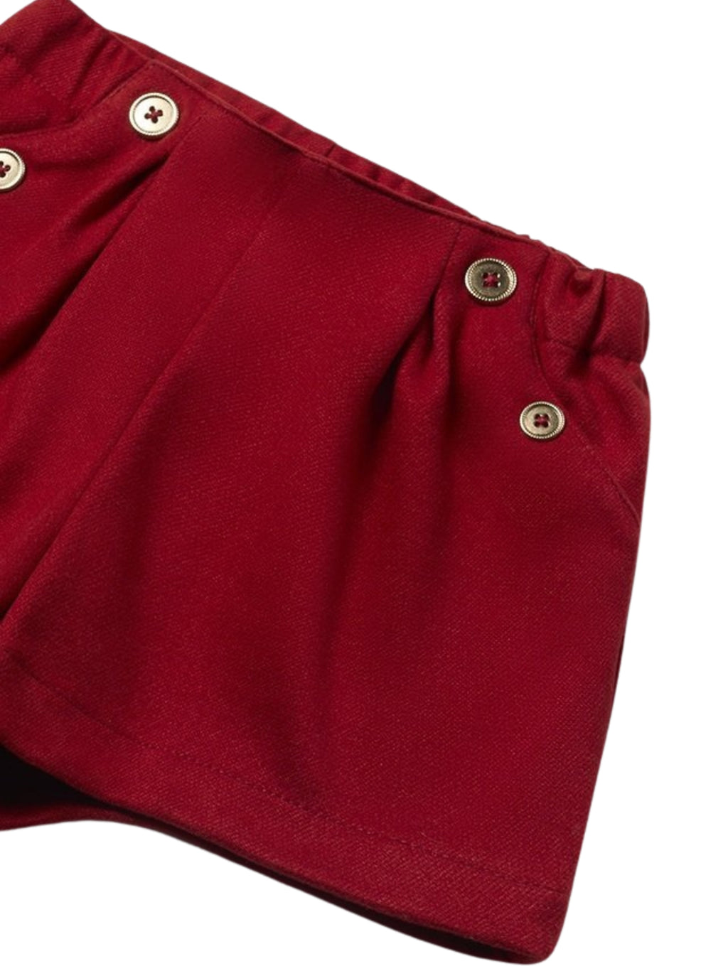 SHORTS MAYORAL VELLUTO ROSSO BAMBINA