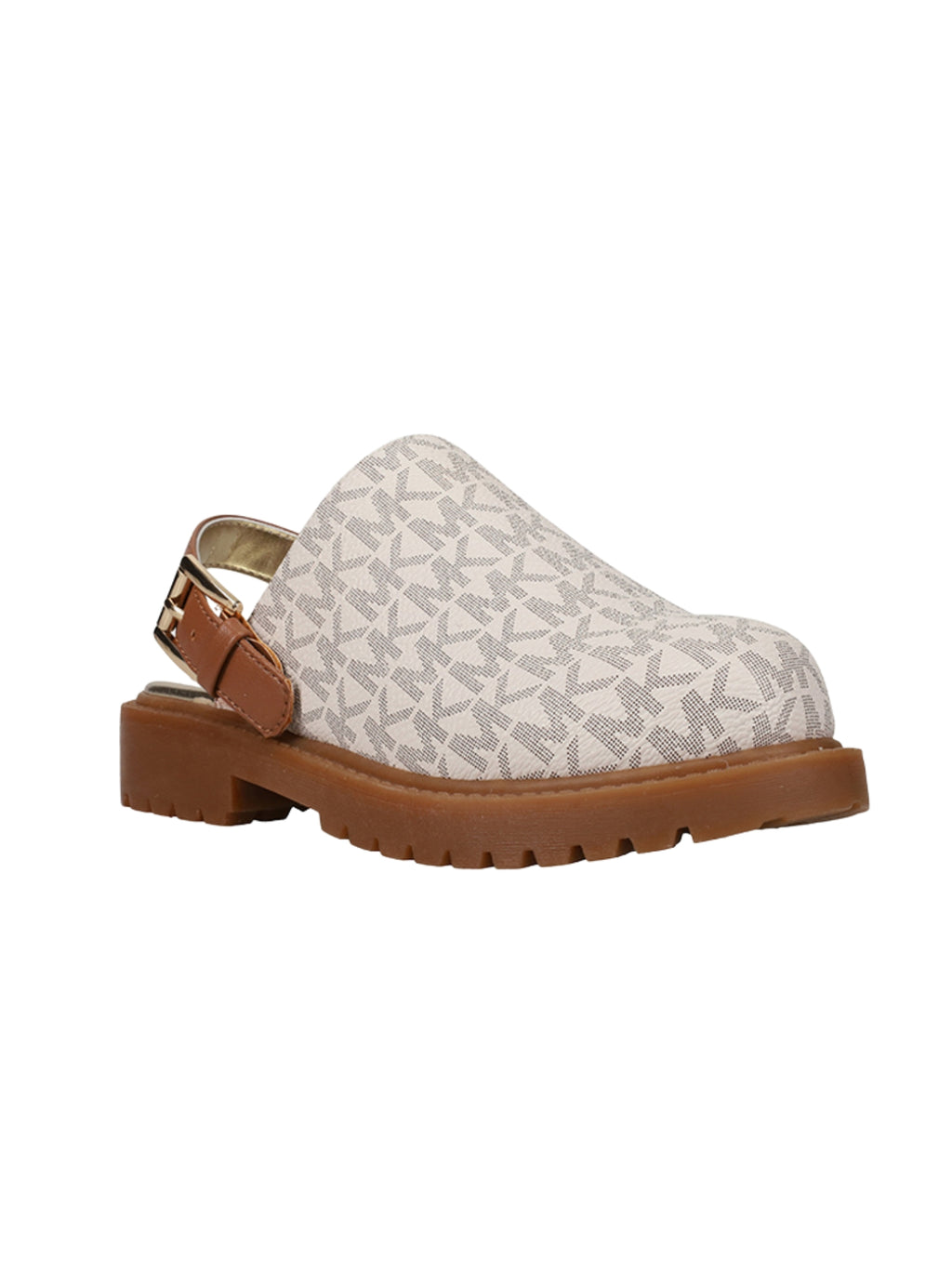 SABOT BAMBINA MICHAEL KORS BEIGE MARRONE