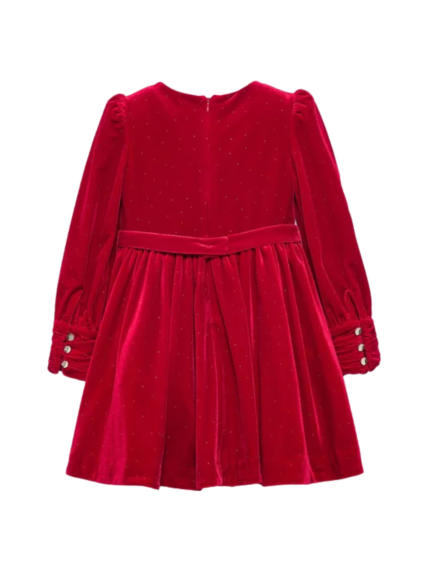 ABITO VELLUTO ROSSO ABEL & LULA