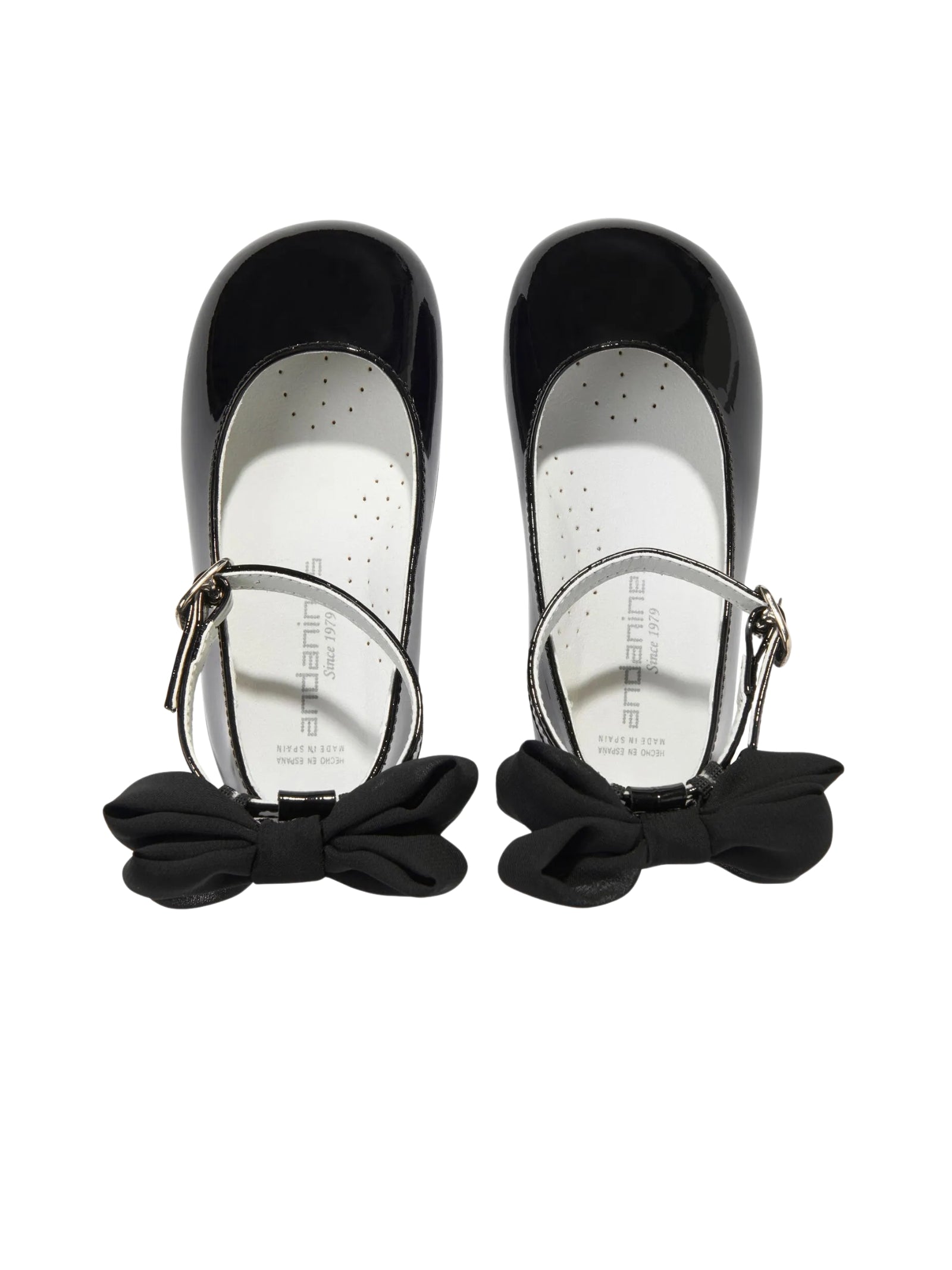 BALLERINE VERNICE NERO CON FIOCCO ANDANINES