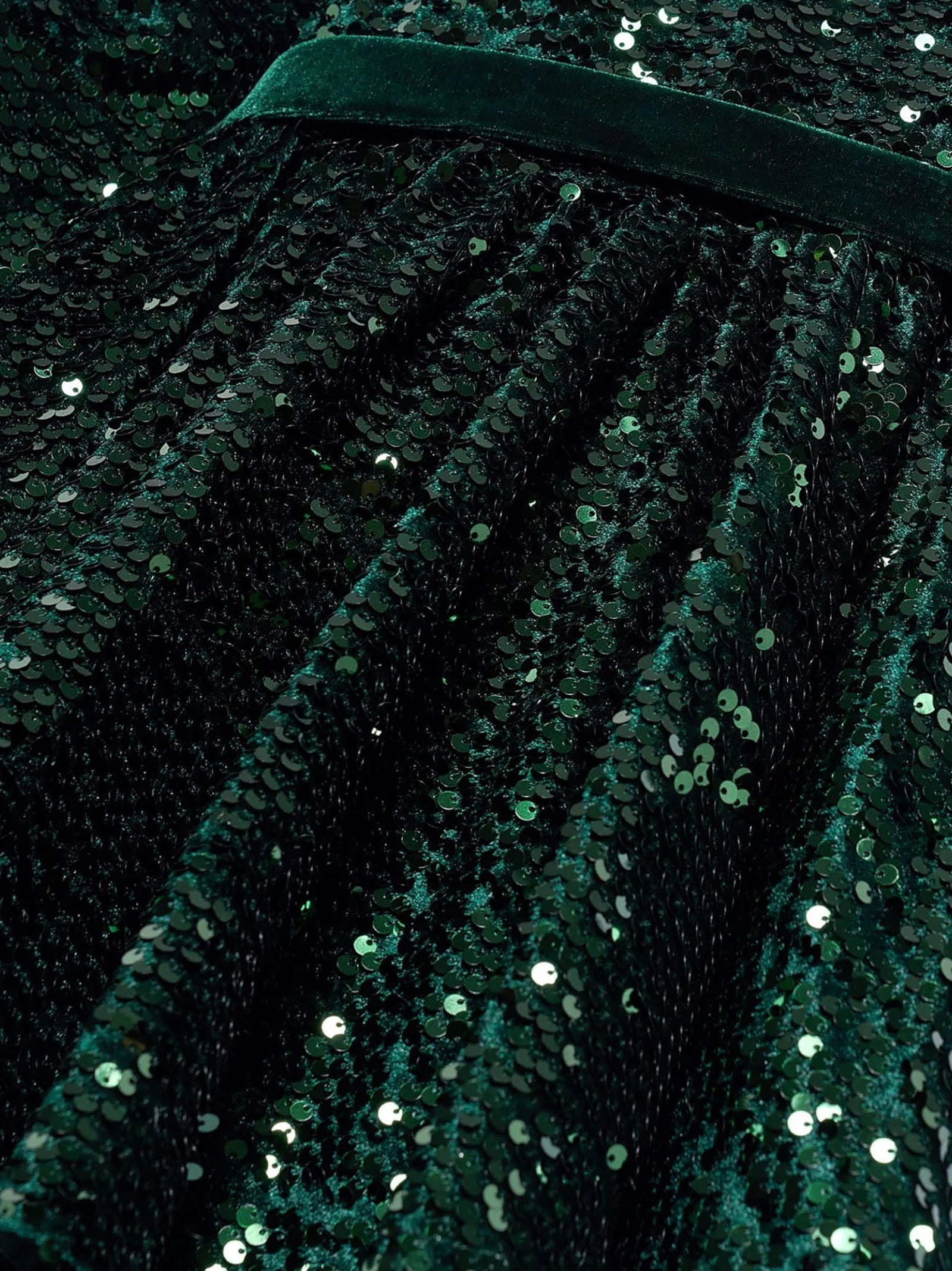 ABITO PAILLETTES VERDE ABEL & LULA