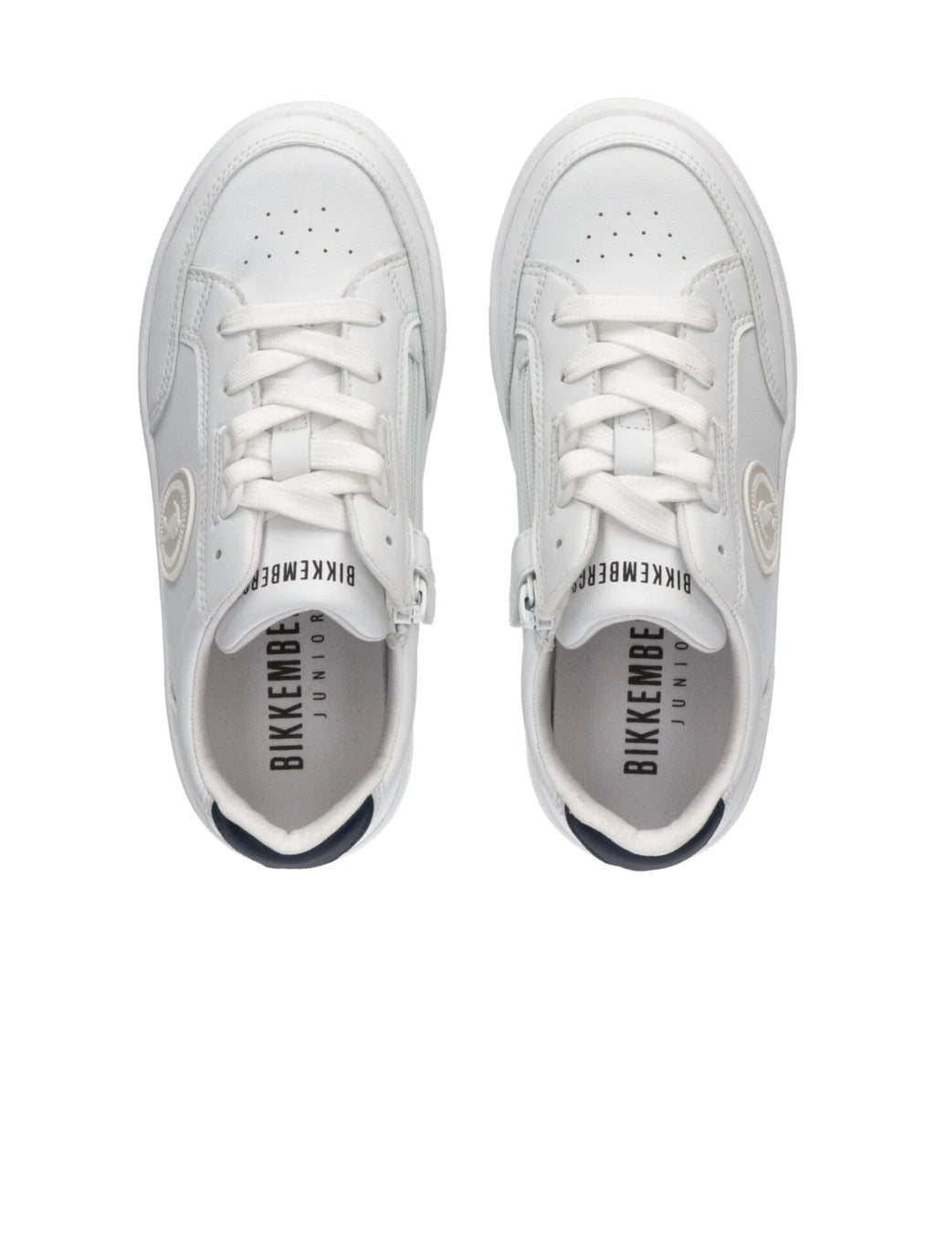 SNEAKERS BIKKEMBERGS BAMBINO BIANCO BLU