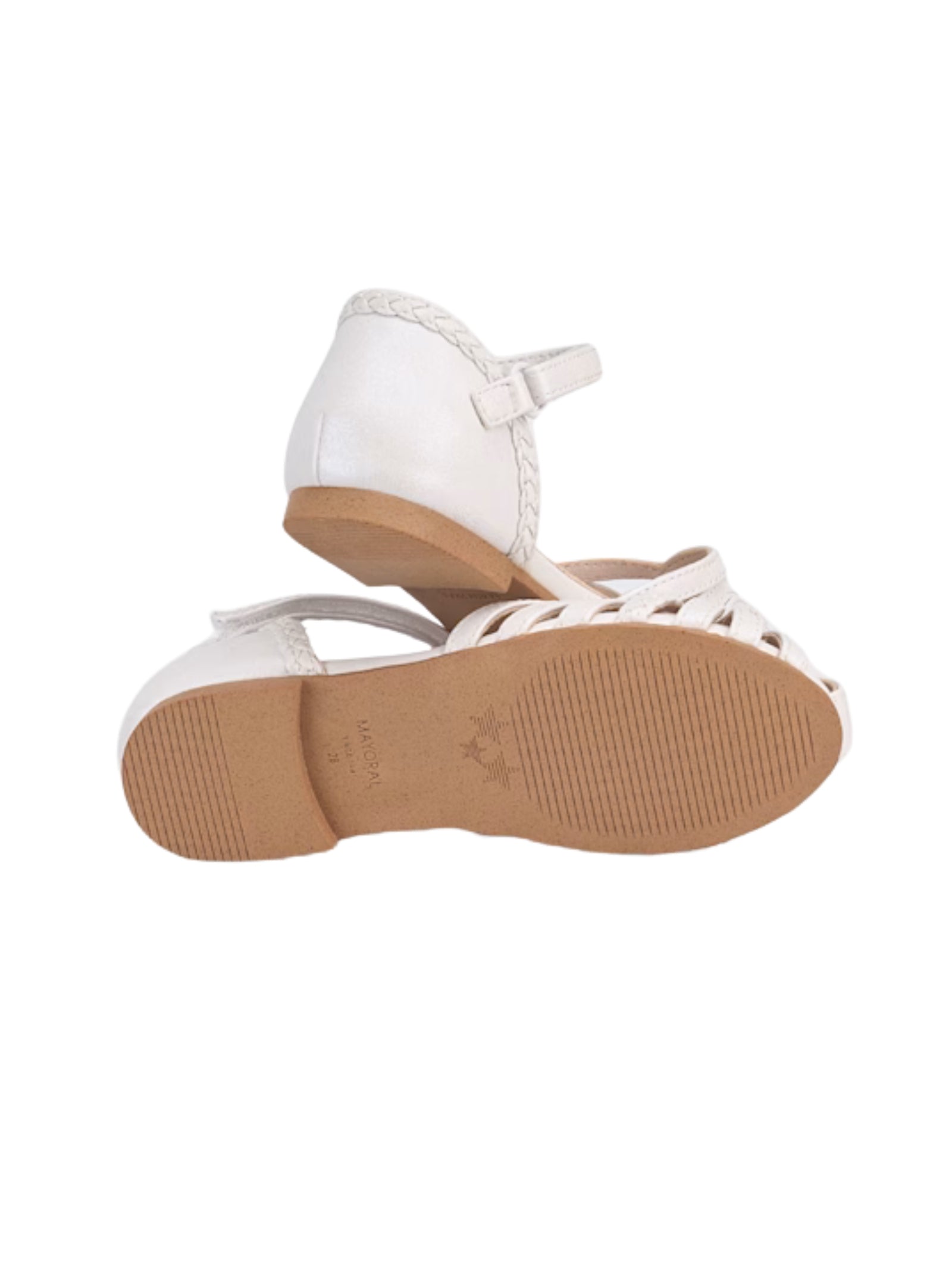 BALLERINE BAMBINA SEMI-APERTE BIANCO PERLA MAYORAL