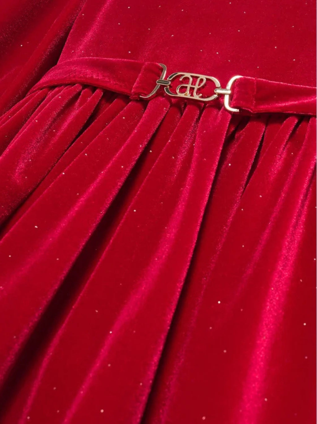 ABITO VELLUTO ROSSO ABEL & LULA