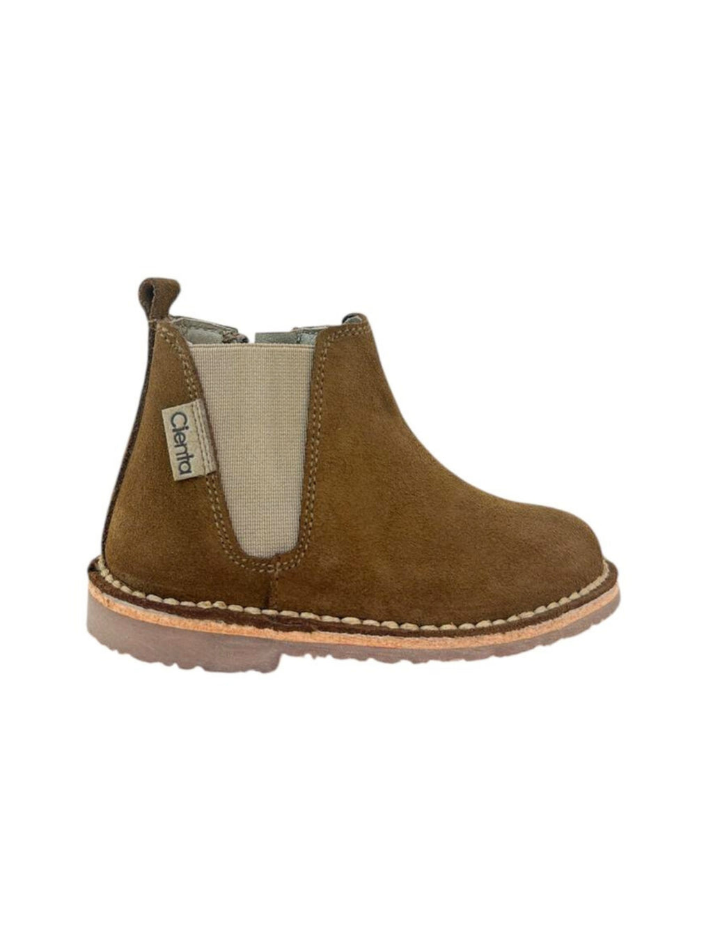STIVALETTI BAMBINO CAMOSCIO BEIGE CIENTA
