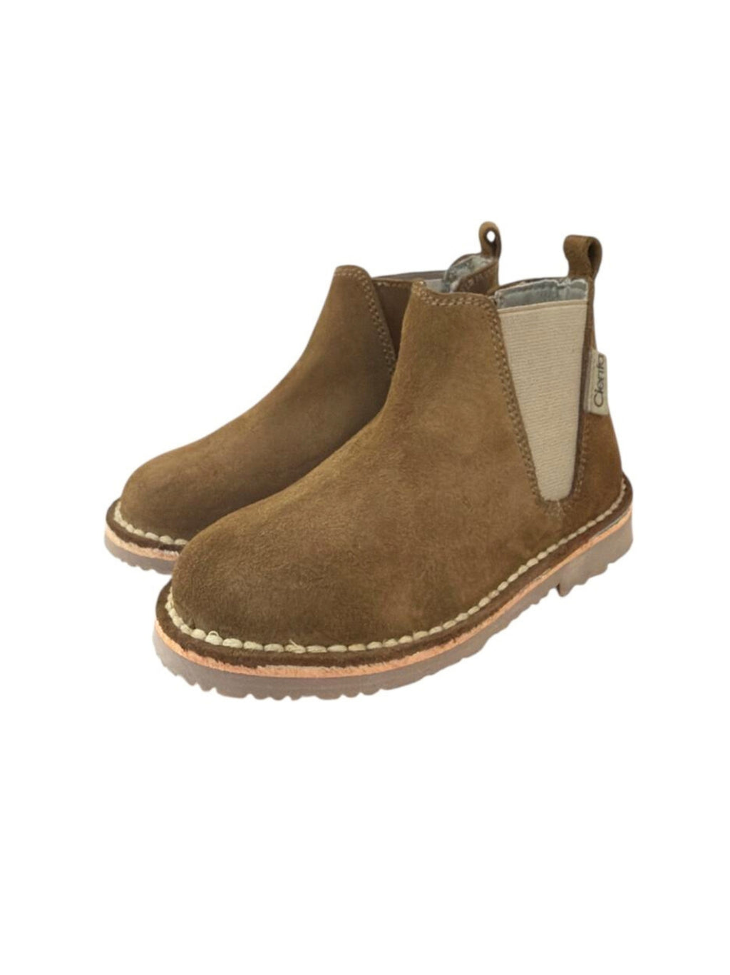 STIVALETTI BAMBINO CAMOSCIO BEIGE CIENTA