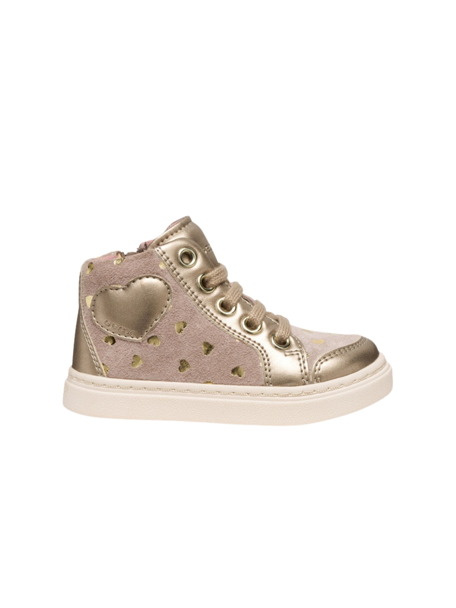 SNEAKERS CUORE BEIGE BAMBINA GEOX