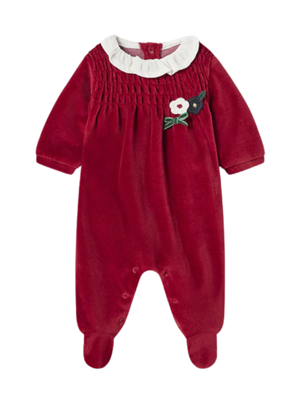 TUTINA NEONATA VELLUTO ROSSO MAYORAL