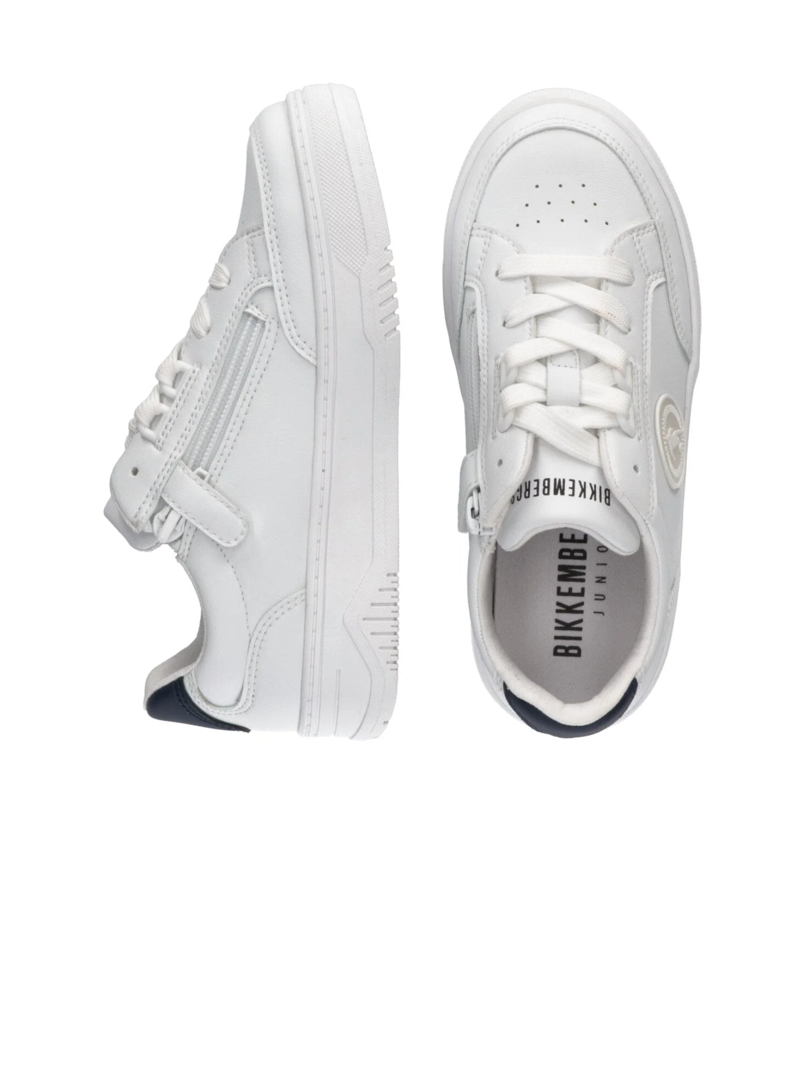 SNEAKERS BIKKEMBERGS BAMBINO BIANCO BLU