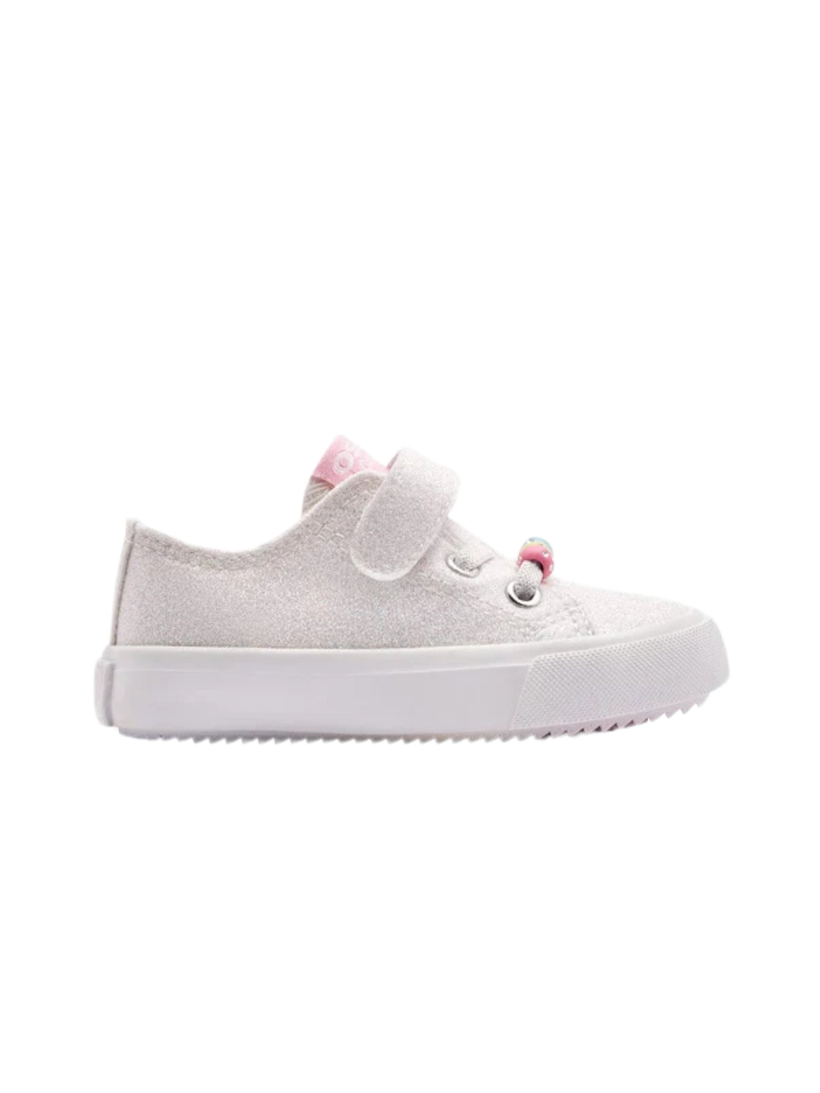 SNEAKERS BAMBINA OSITO  GLITTER WHITE