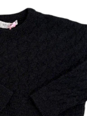 MAGLIONCINO NERO VICOLO BAMBINA