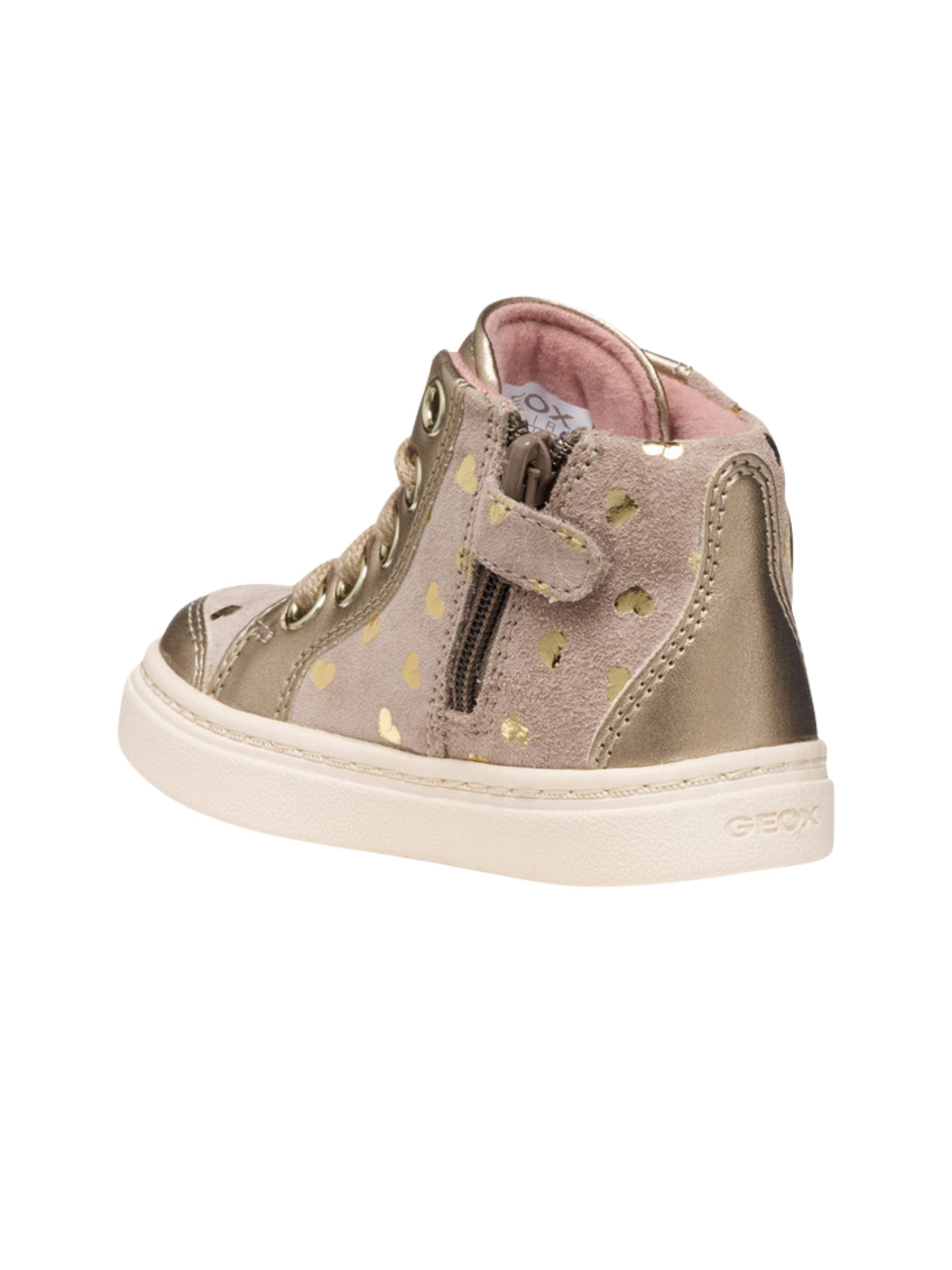 SNEAKERS CUORE BEIGE BAMBINA GEOX