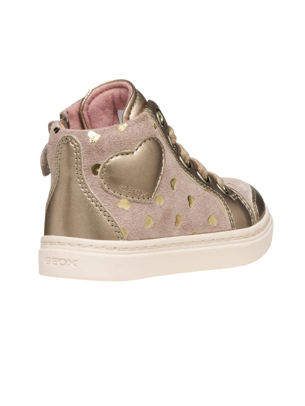 SNEAKERS CUORE BEIGE BAMBINA GEOX