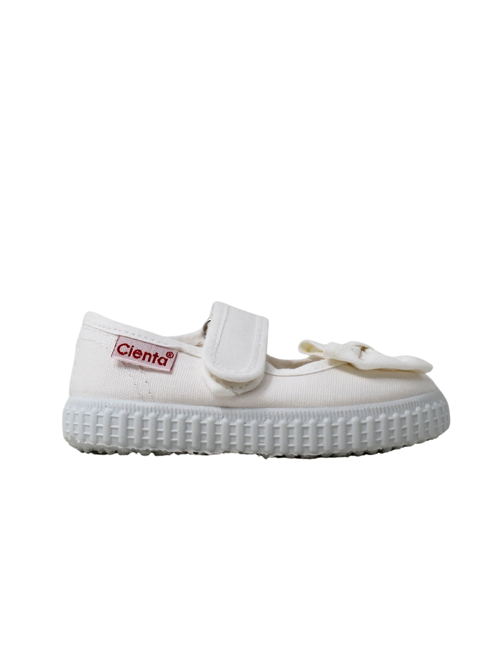 BALLERINE CIENTA TELA BIANCO