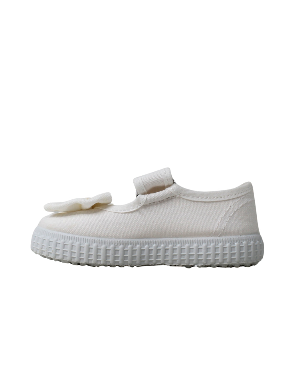 BALLERINE CIENTA TELA BIANCO